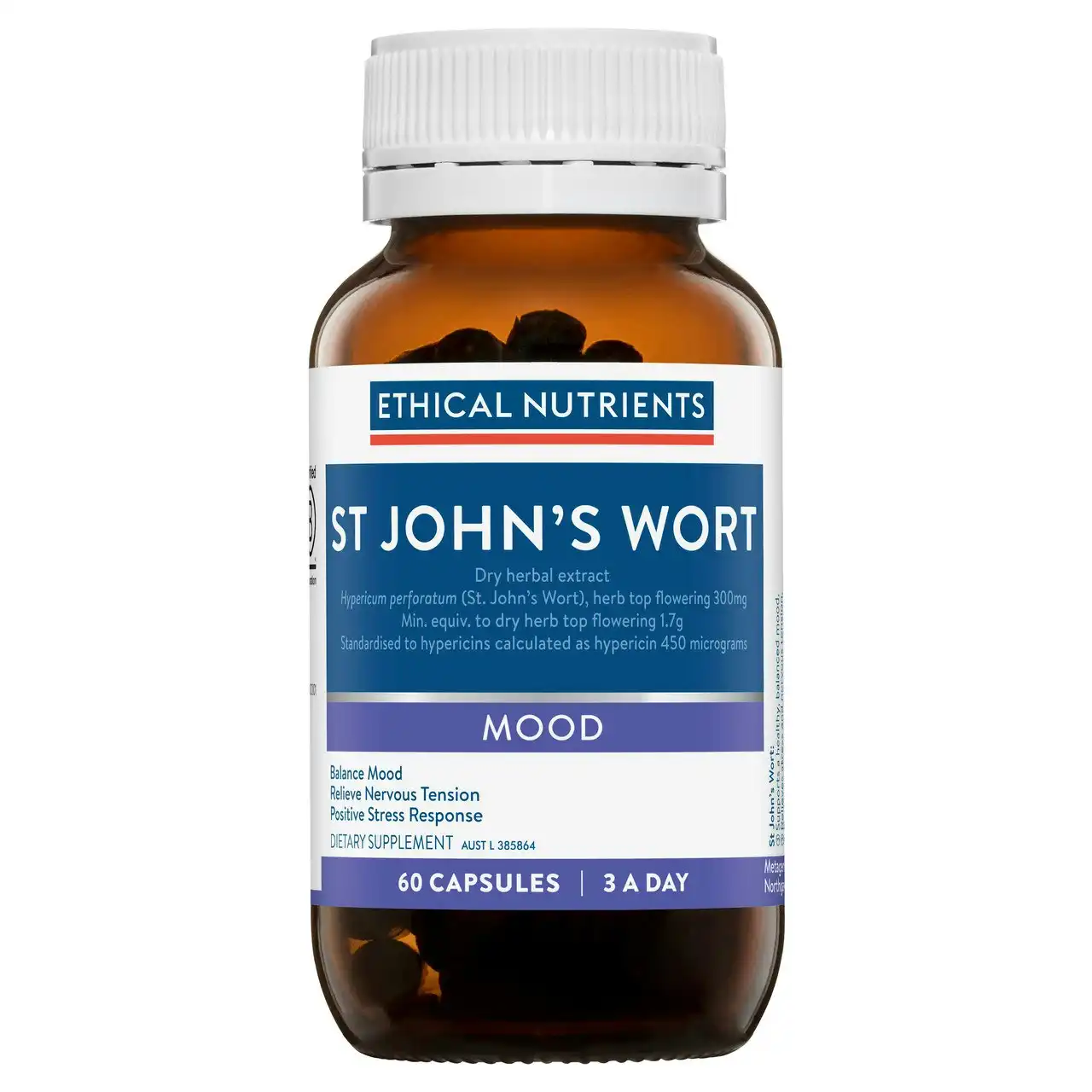 Ethical Nutrients St John's Wort 60 Capsules