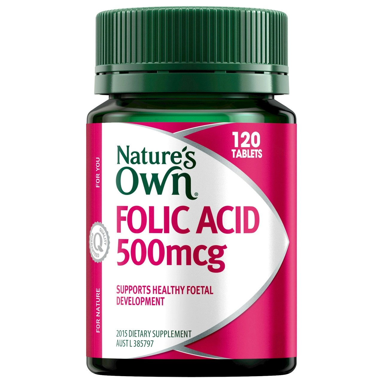 Nature's Own Folic Acid 500mg