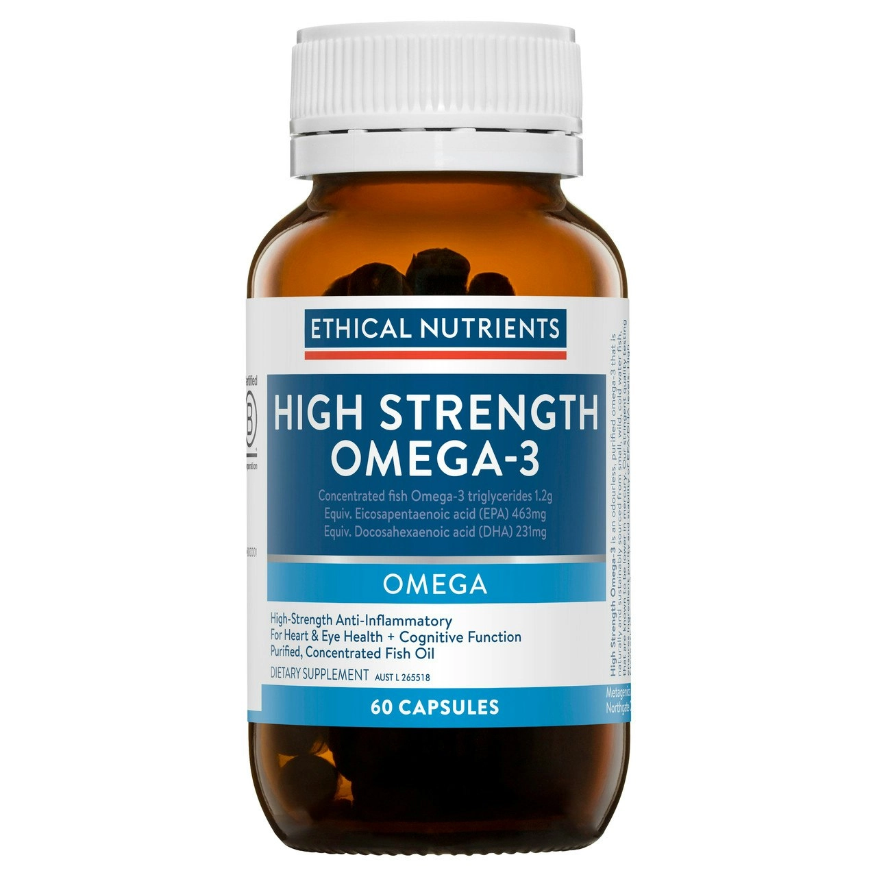 Ethical Nutrients High Strength Omega-3 60 Capsules