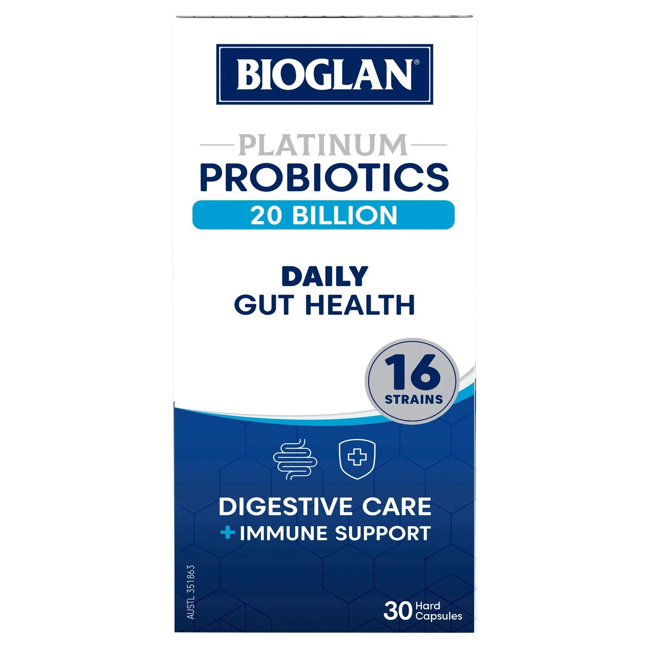 Bioglan Platinum Probiotics 20B 30sum Probiotics 30 Billion 30s