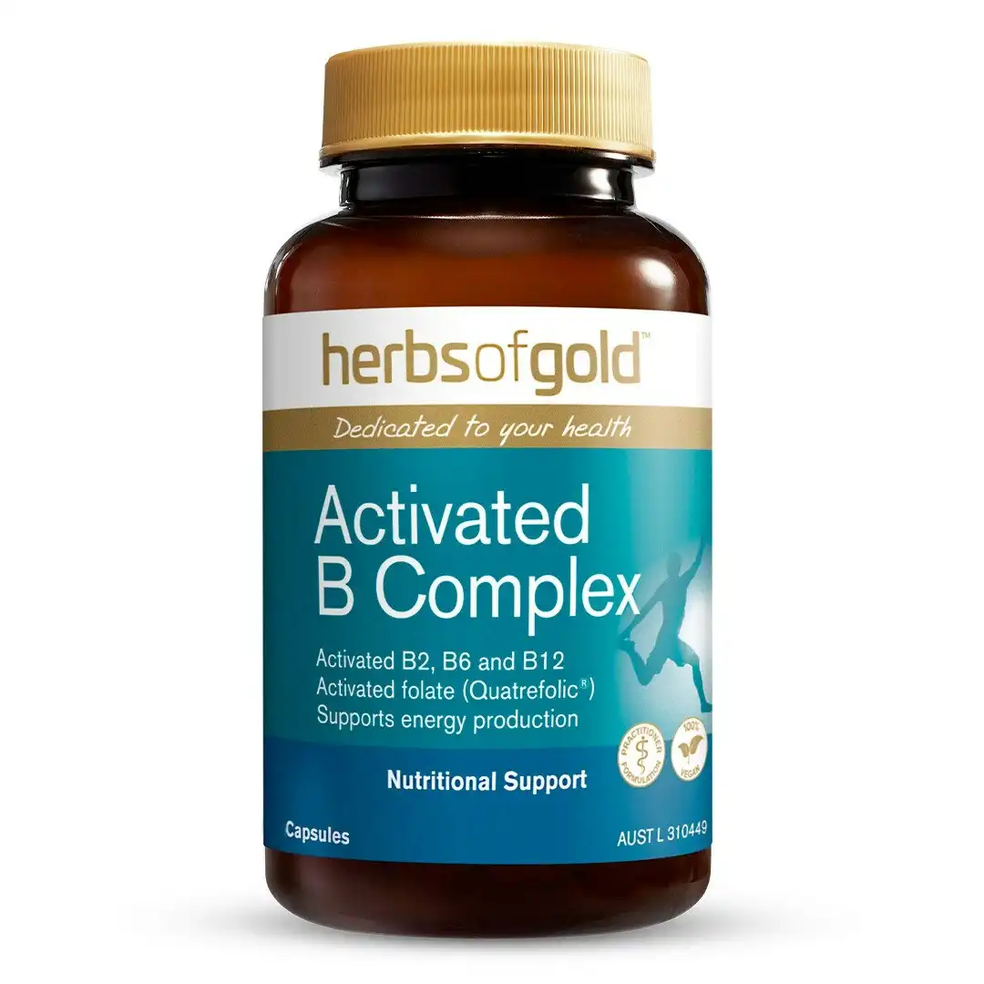 Herbs Of Gold Activated B Complex Capsules 30