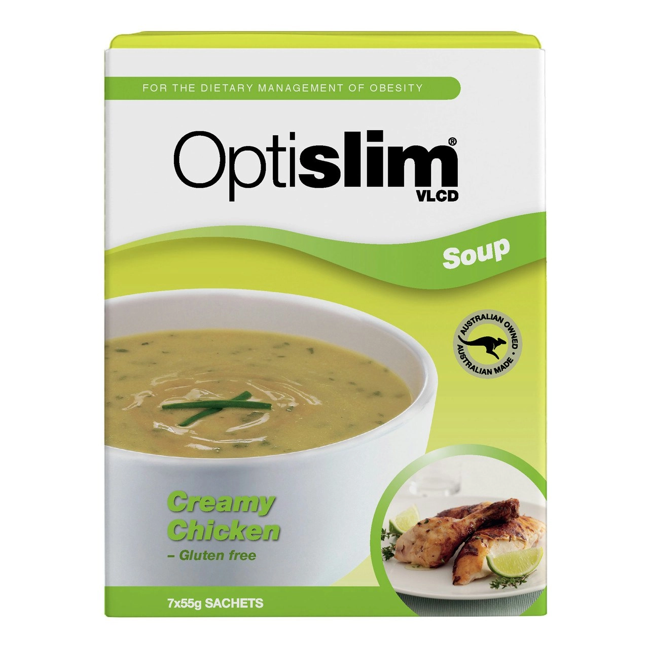 VLCD Creamy Chicken soup 7x55g