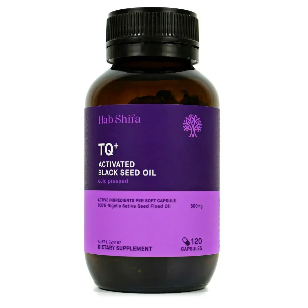 Hab Shifa TQ+ Activated Black Seed Oil 120 Capsules