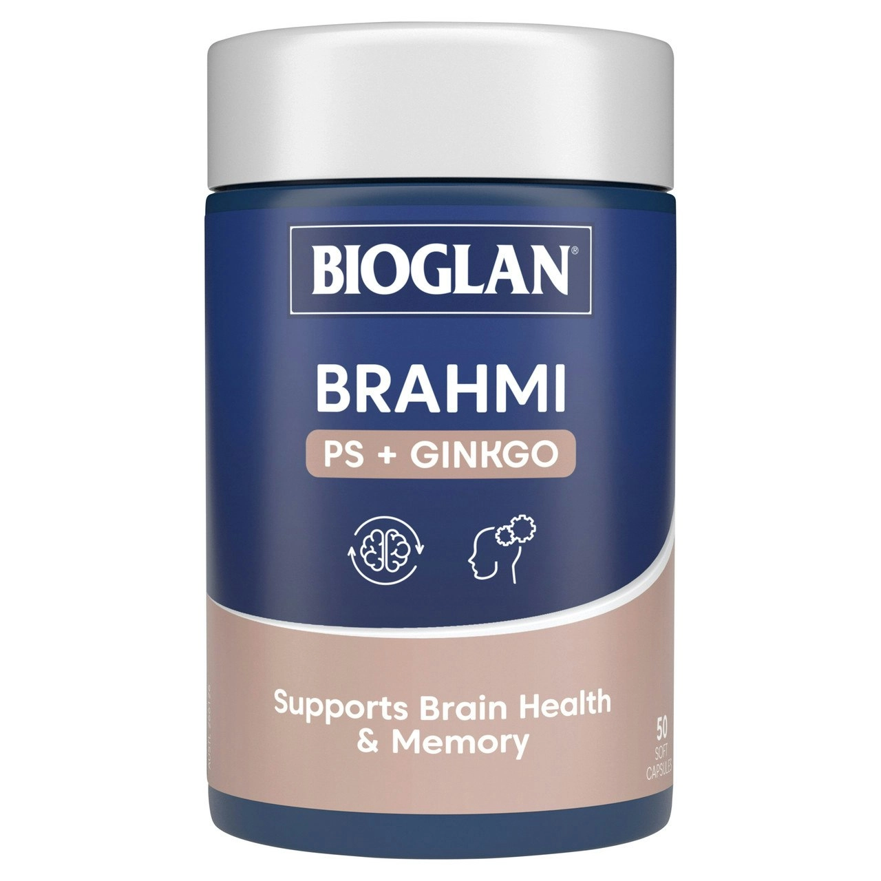 Bioglan Brahmi + PS+ Ginkgo 50 Capsules