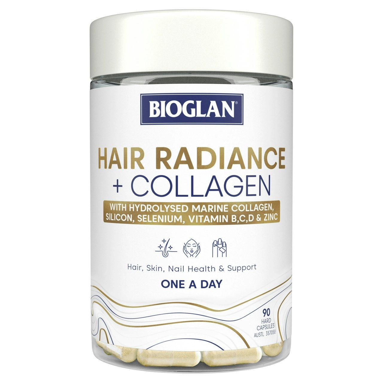 Bioglan Hair Radiance + Collagen 90 Capsules