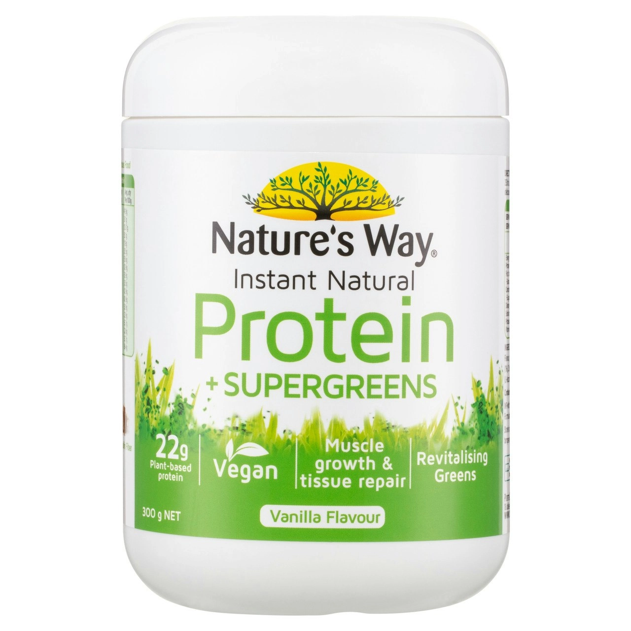 Nature's Way Instant Natural Protein + Supergreens 300g