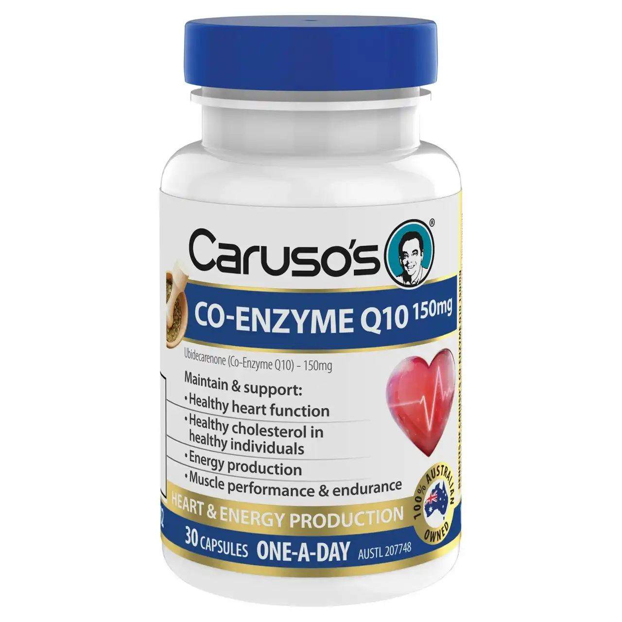 Carusos CoQ10 150mg Tablets 30