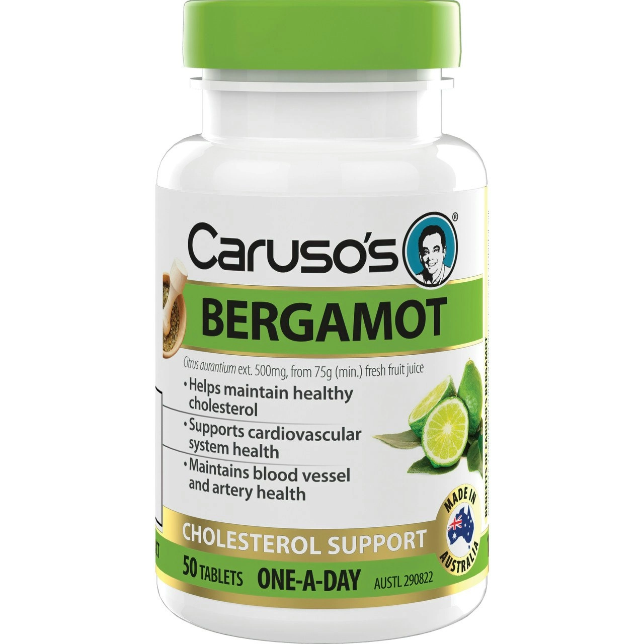 Caruso's Bergamot 50 Tablets