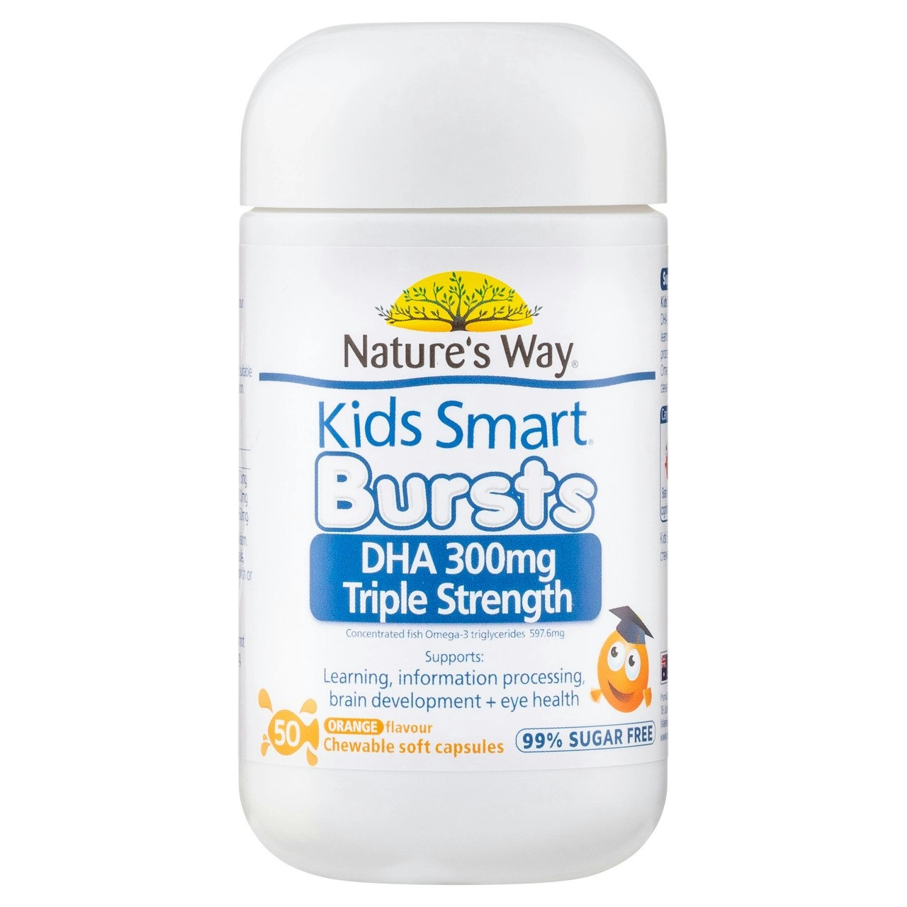 Nature's Way Kids Smart DHA 300mg Triple Strength 50's