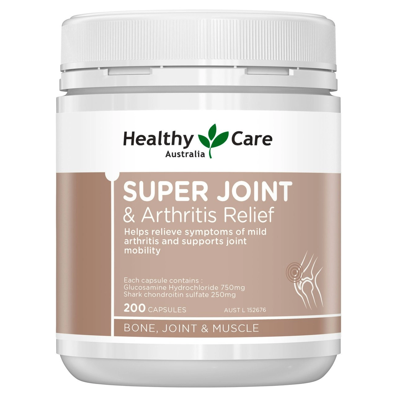 Healthy Care Super Joint & Arthritis Relief 200 Capsules