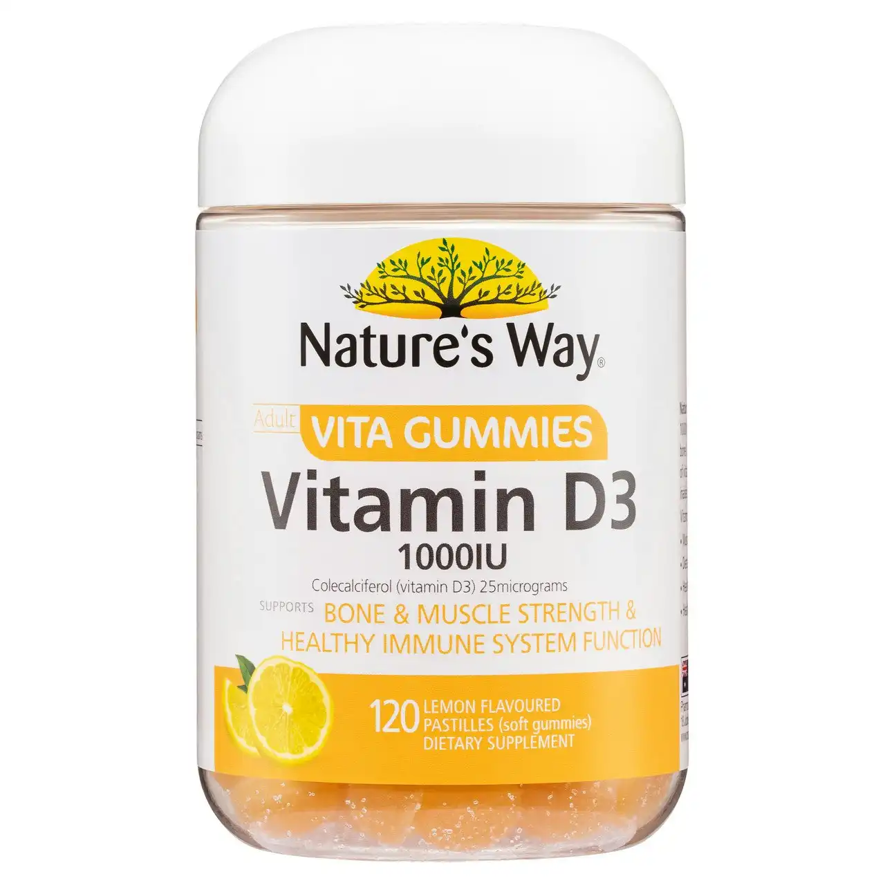 Nature's Way Adult Vita Gummies Vitamin D3 1000IU 120 Pack