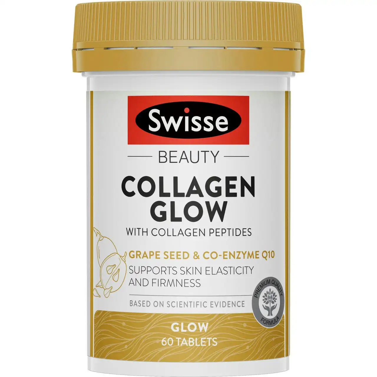 Swisse Beauty Collagen Glow with Collagen Peptides 60 Tablets