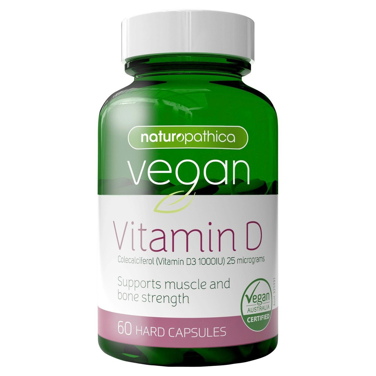 Naturopathica Vegan Vitamin D 60 Capsules