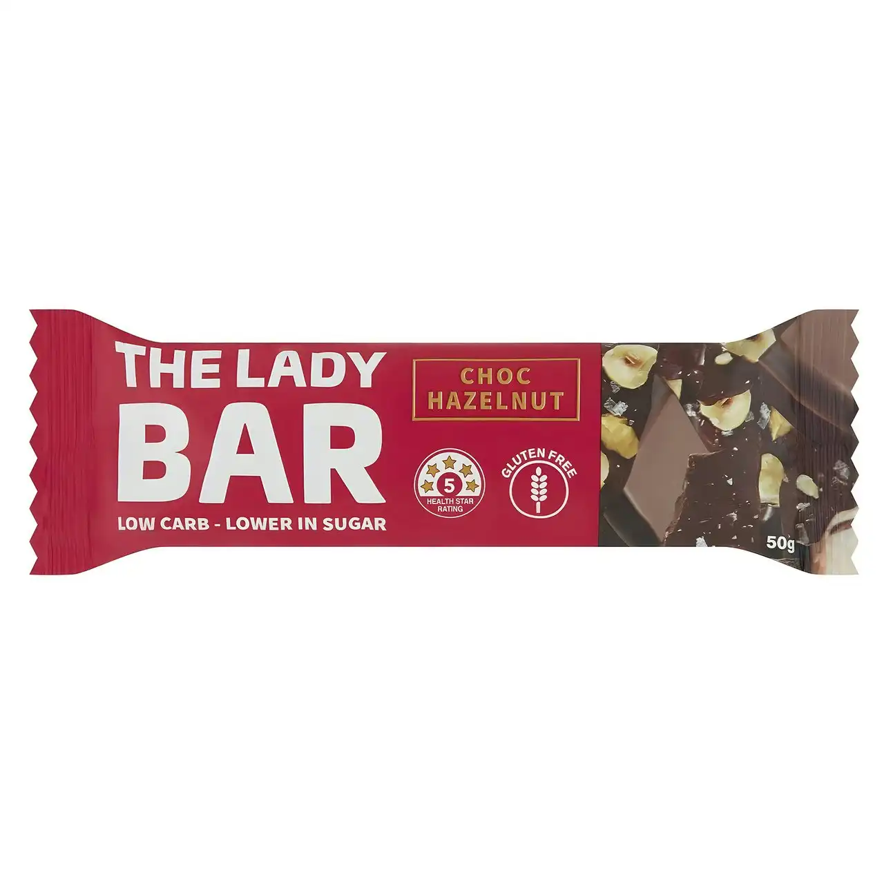 The Lady Bar Choc Hazelnut 50g