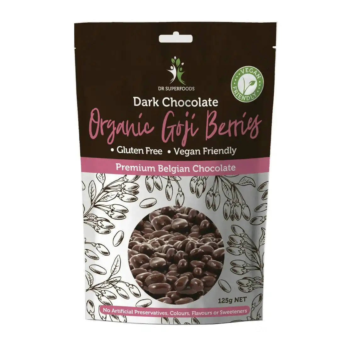 Goji Dark Chocolate Goji Berries 125g