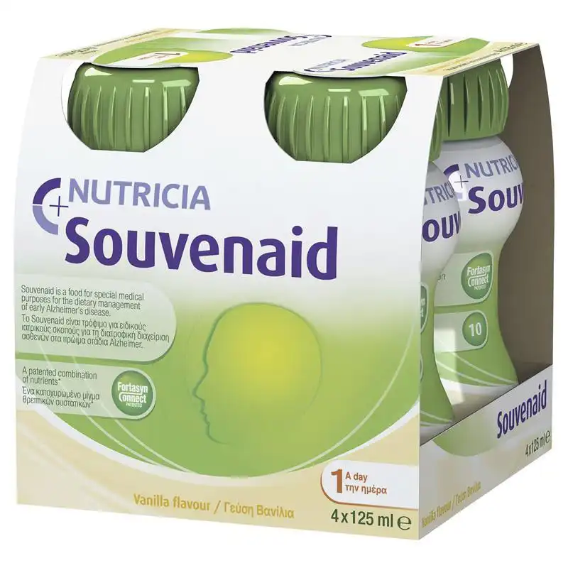 Nutricia Souvenaid Vanilla 125ml x 4