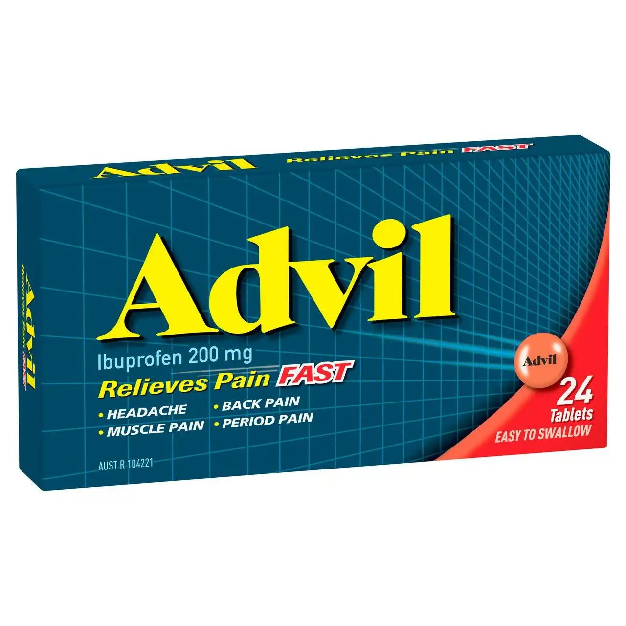 Advil Tablets 200mg Ibuprofen 24 Pack