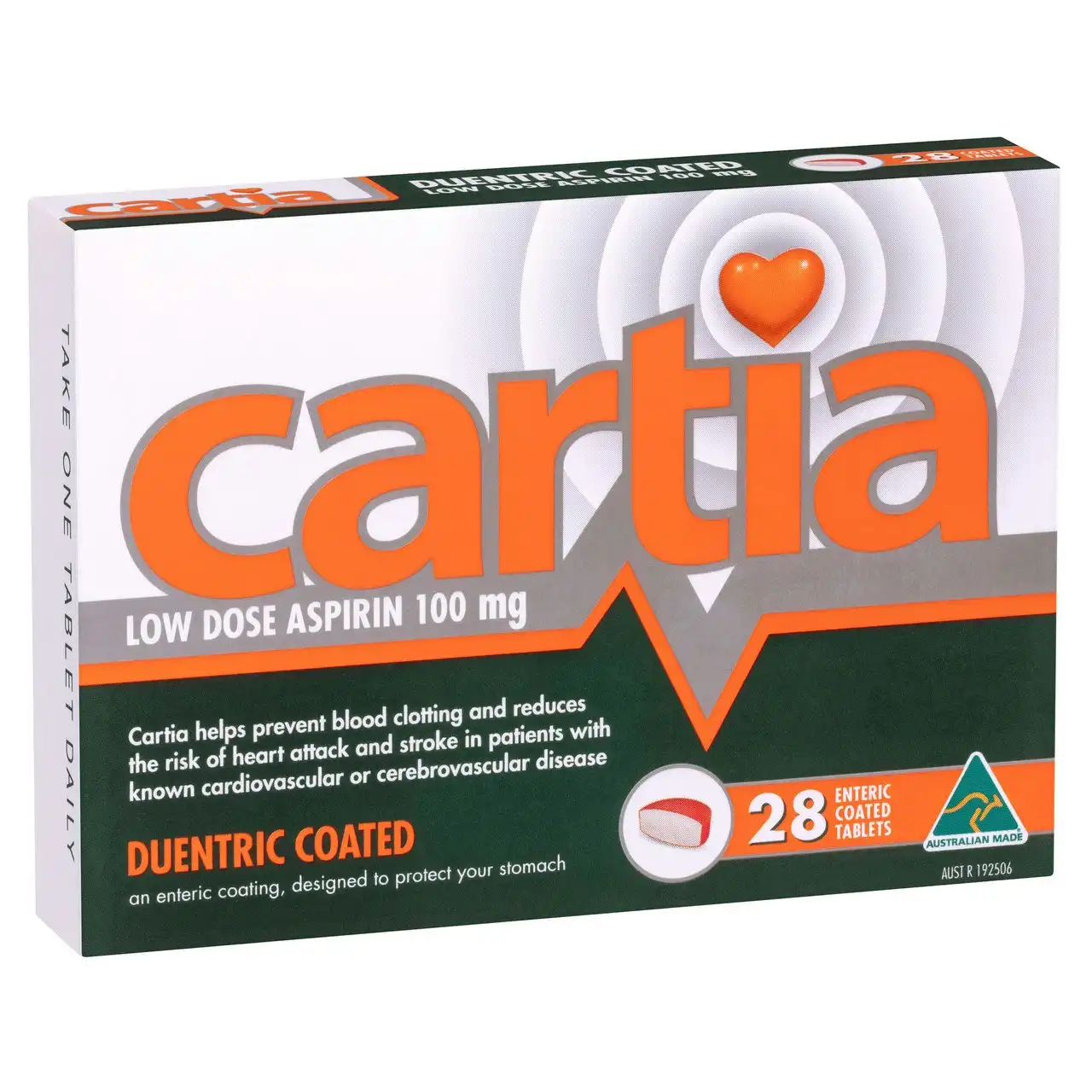 Cartia 100mg Tablets x 28