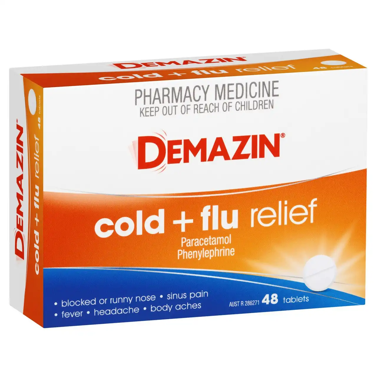 Demazin Cold & Flu Relief 48 Tablets