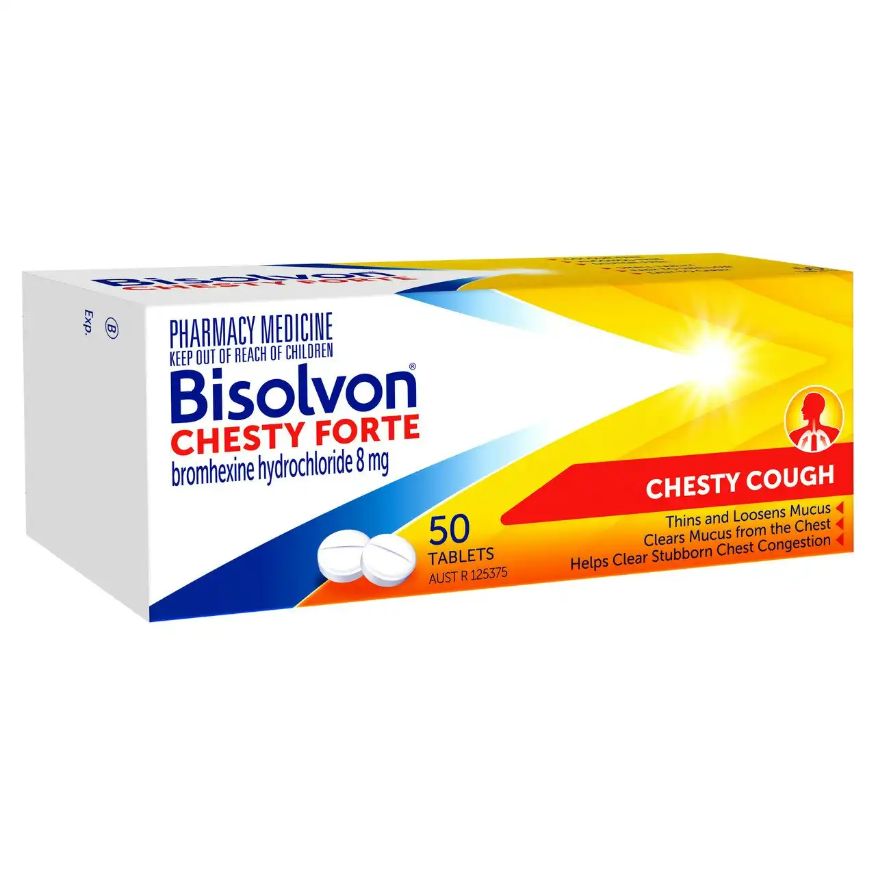 Bisolvon Chesty Forte 50 Tablets