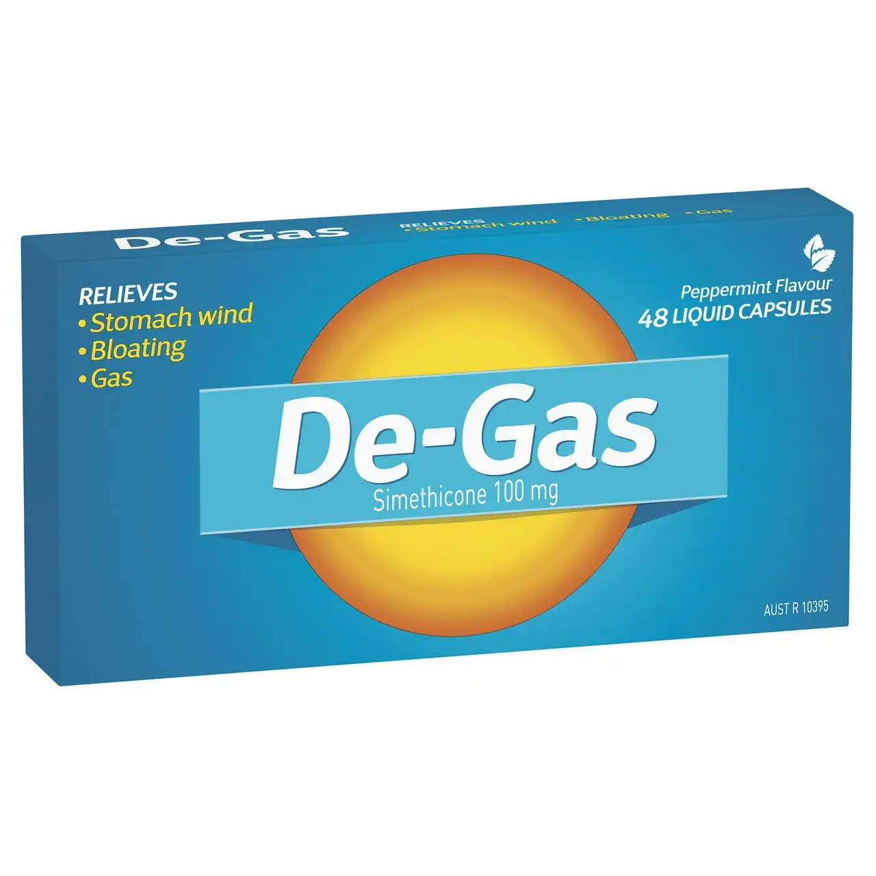 De-Gas liquid capsules 48s