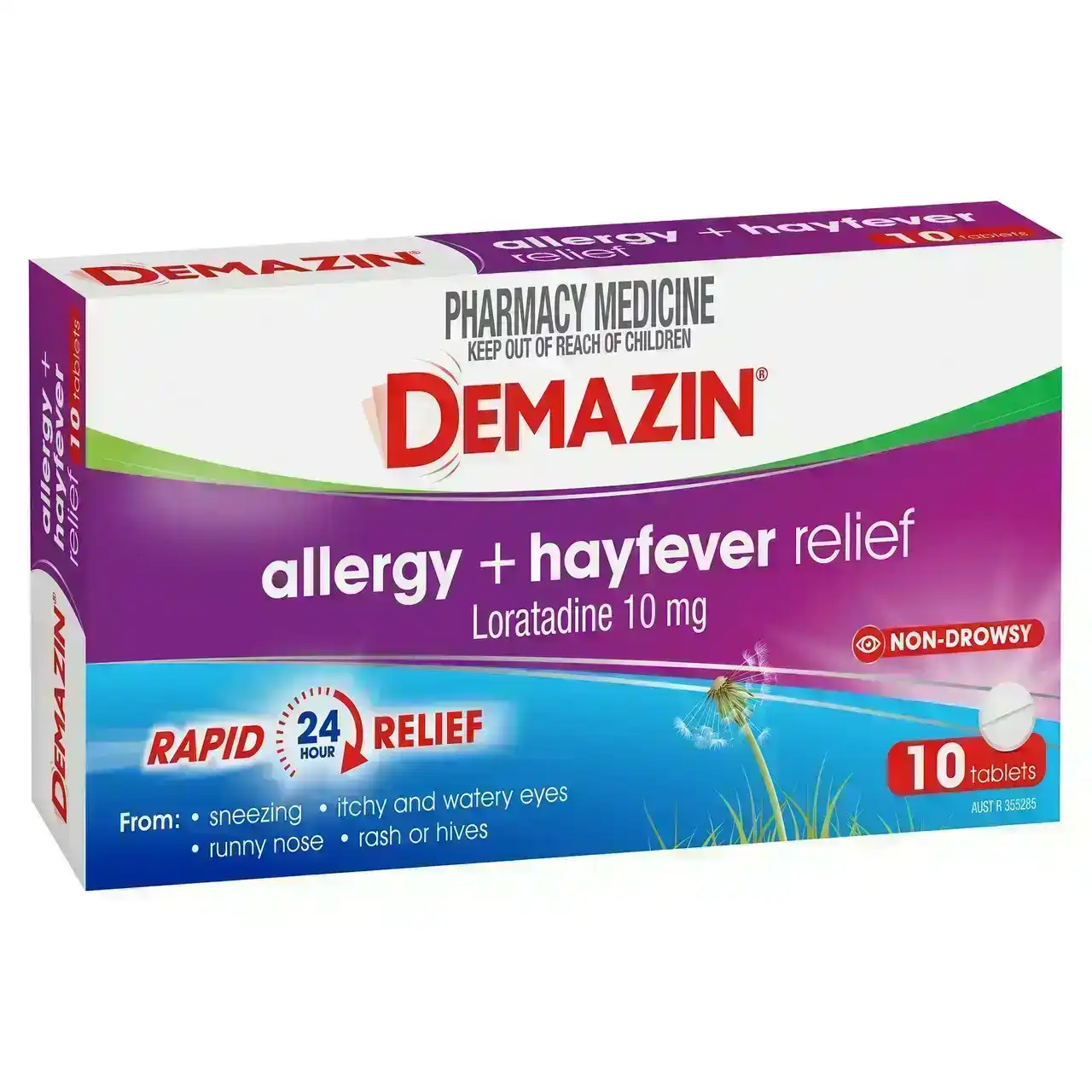 Demazin Allergy + Hayfever Relief Non-Drowsy 10 Tablets