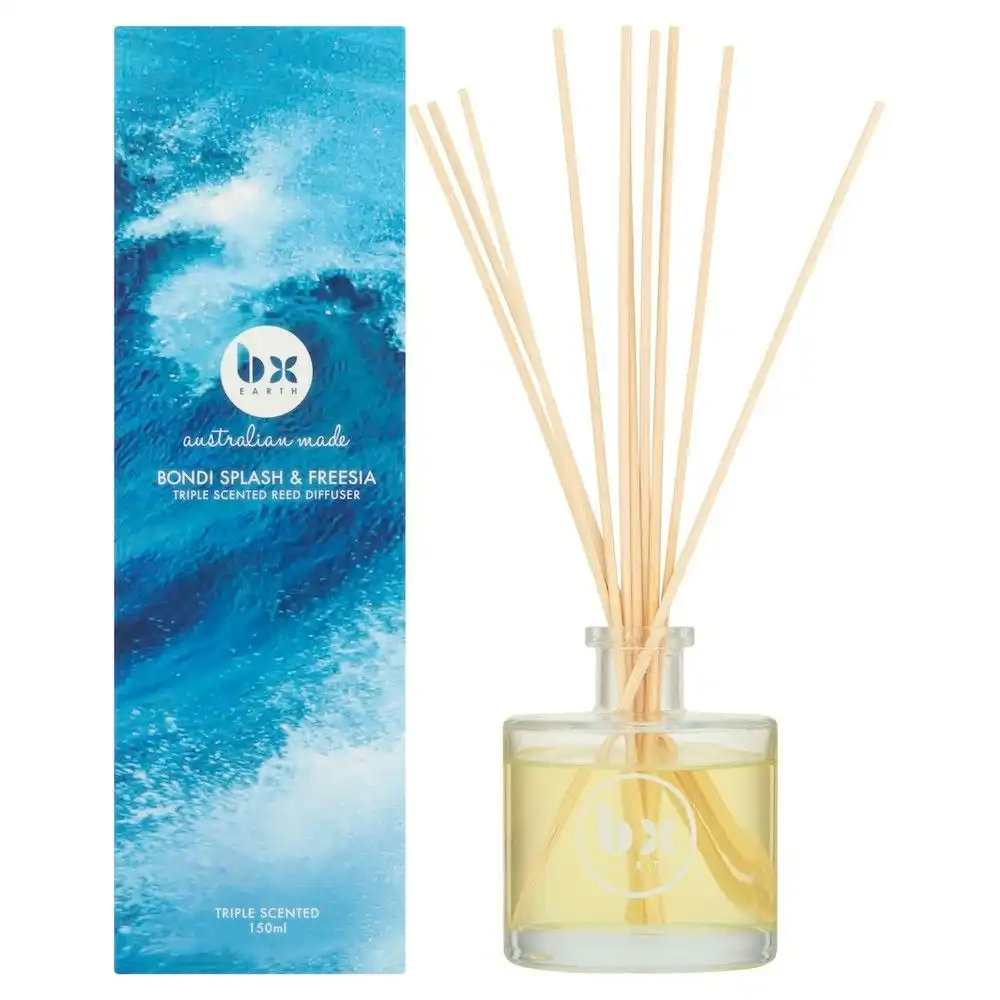 BX Earth Bondi Splash & Freesia Triple Scented Reed Diffuser 150ml