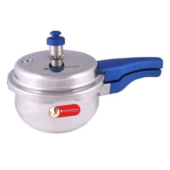 Wonderchef Nigella Pressure Cooker Outer Lid - Stainless Steel Blue Handi  1.5L