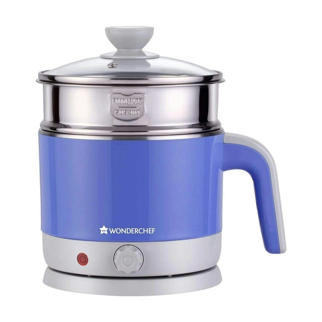 Wonderchef Luxe Multicook Kettle Blue 1.2 Litre with Australian Plug