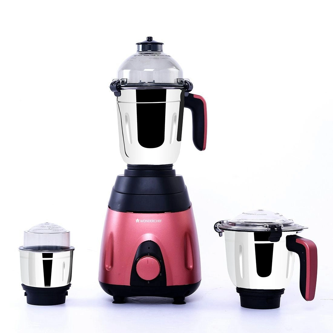 Wonderchef Vietri Mixer Grinder 750 W – Black & Red with Australian Plug