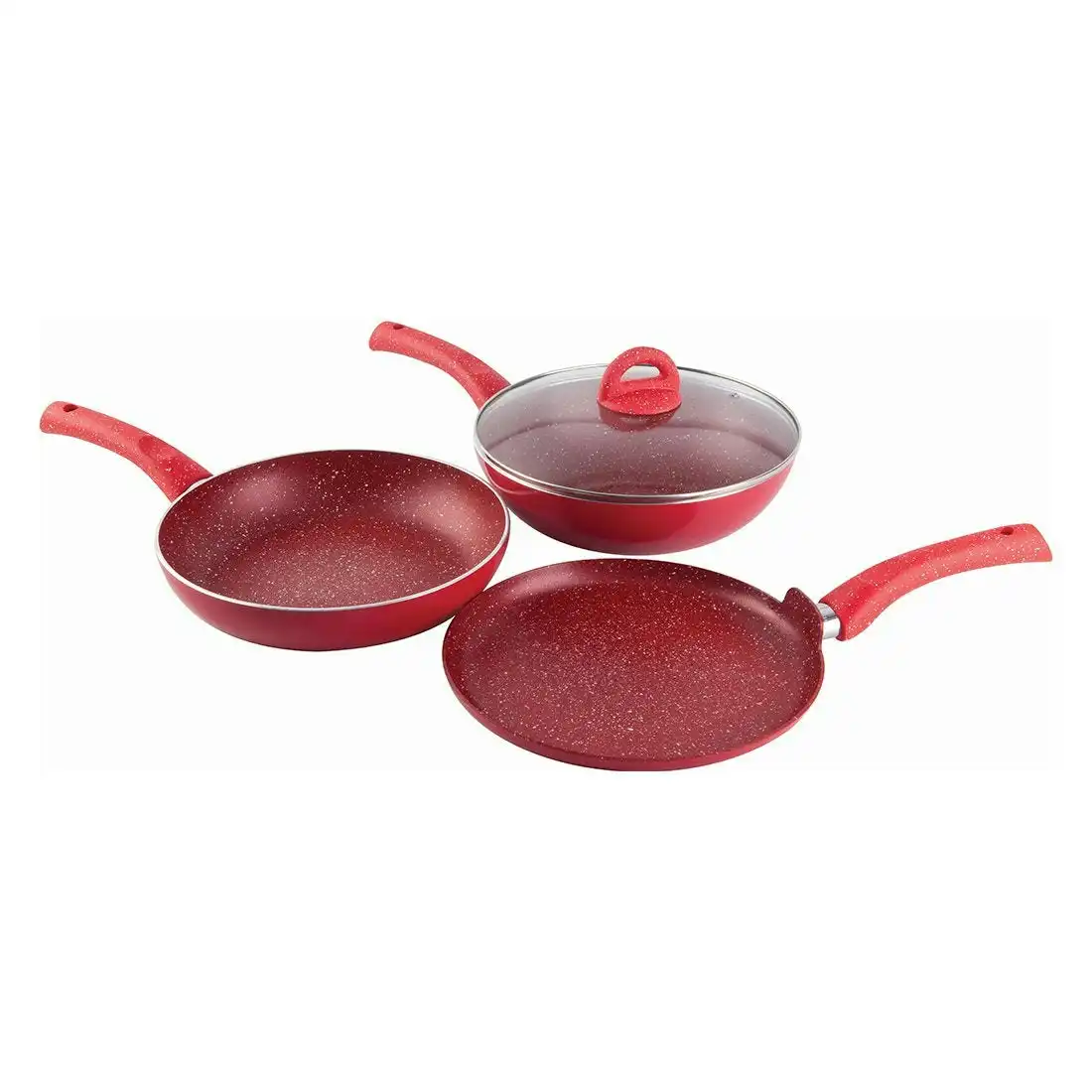 Wonderchef Granite Set - Red