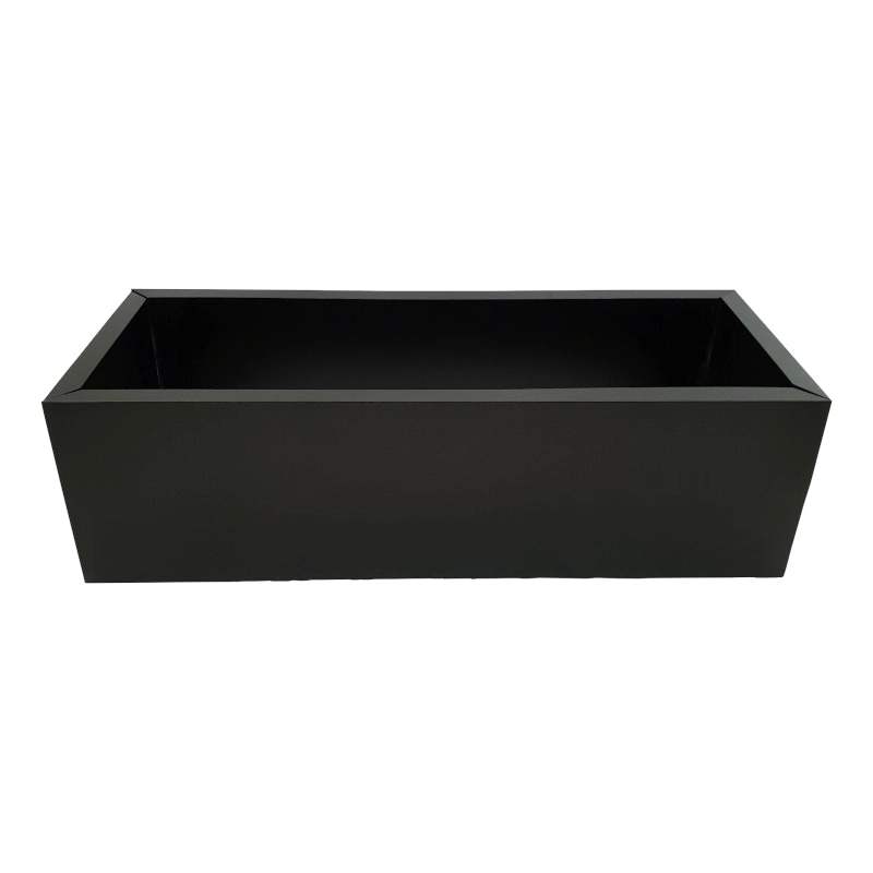 Black Metal Planter Medium - One Size