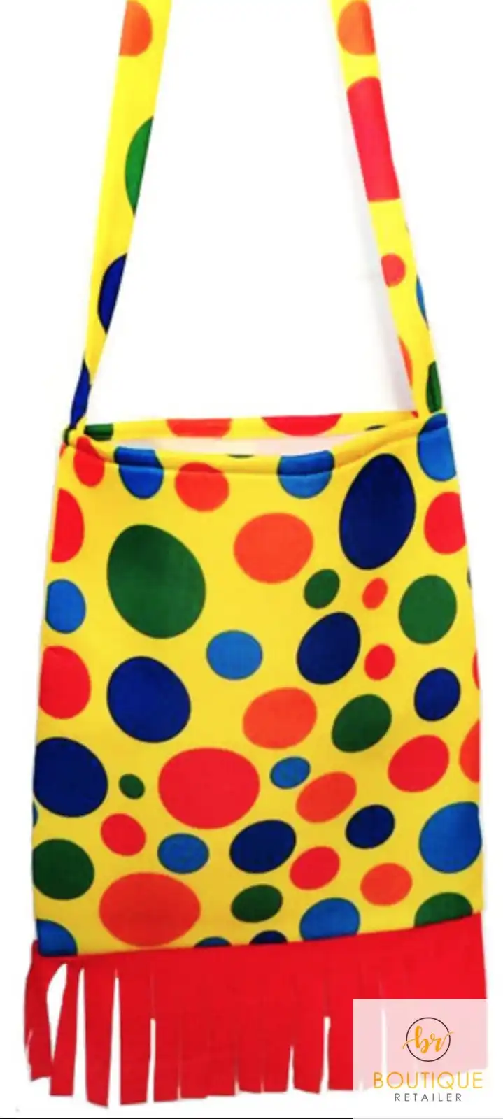 Clown Bag Rainbow Spots Circus Jester Carnival Mardi Gras LGBT Costume Party