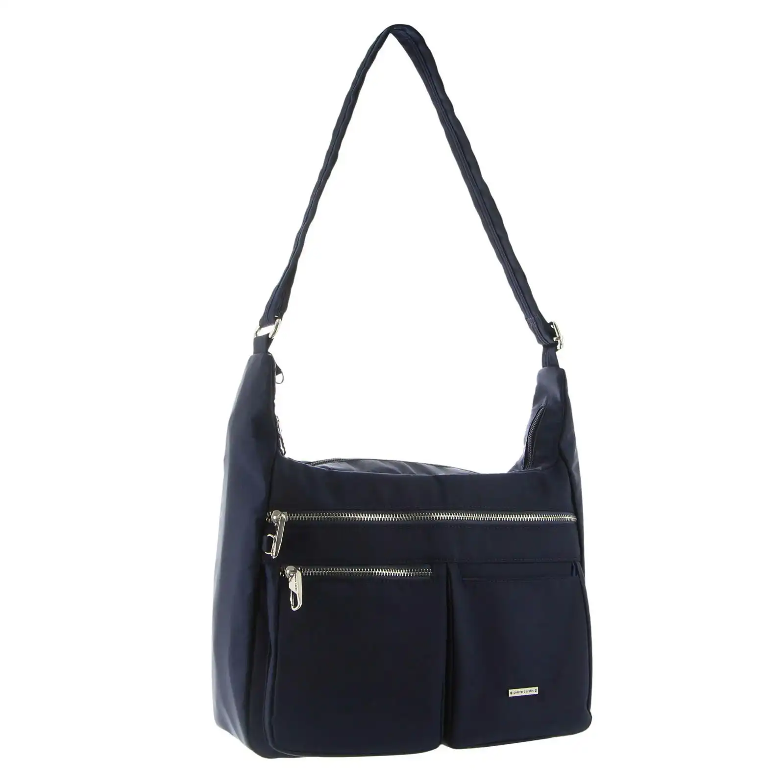 Pierre Cardin Anti-Theft Cross Body Bag RFID Slash Proof Travel - Navy