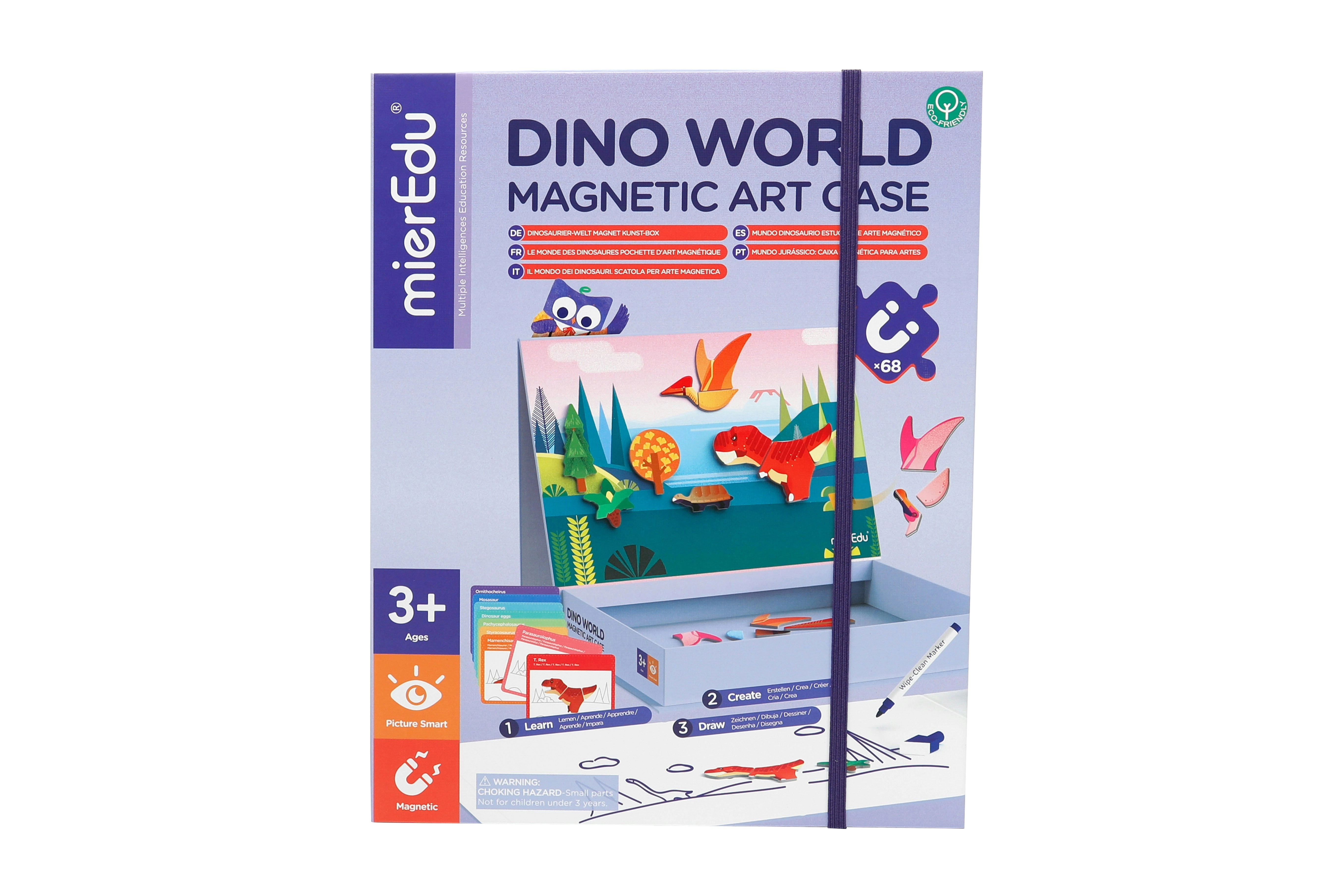 Magnetic Art Case - Dino World