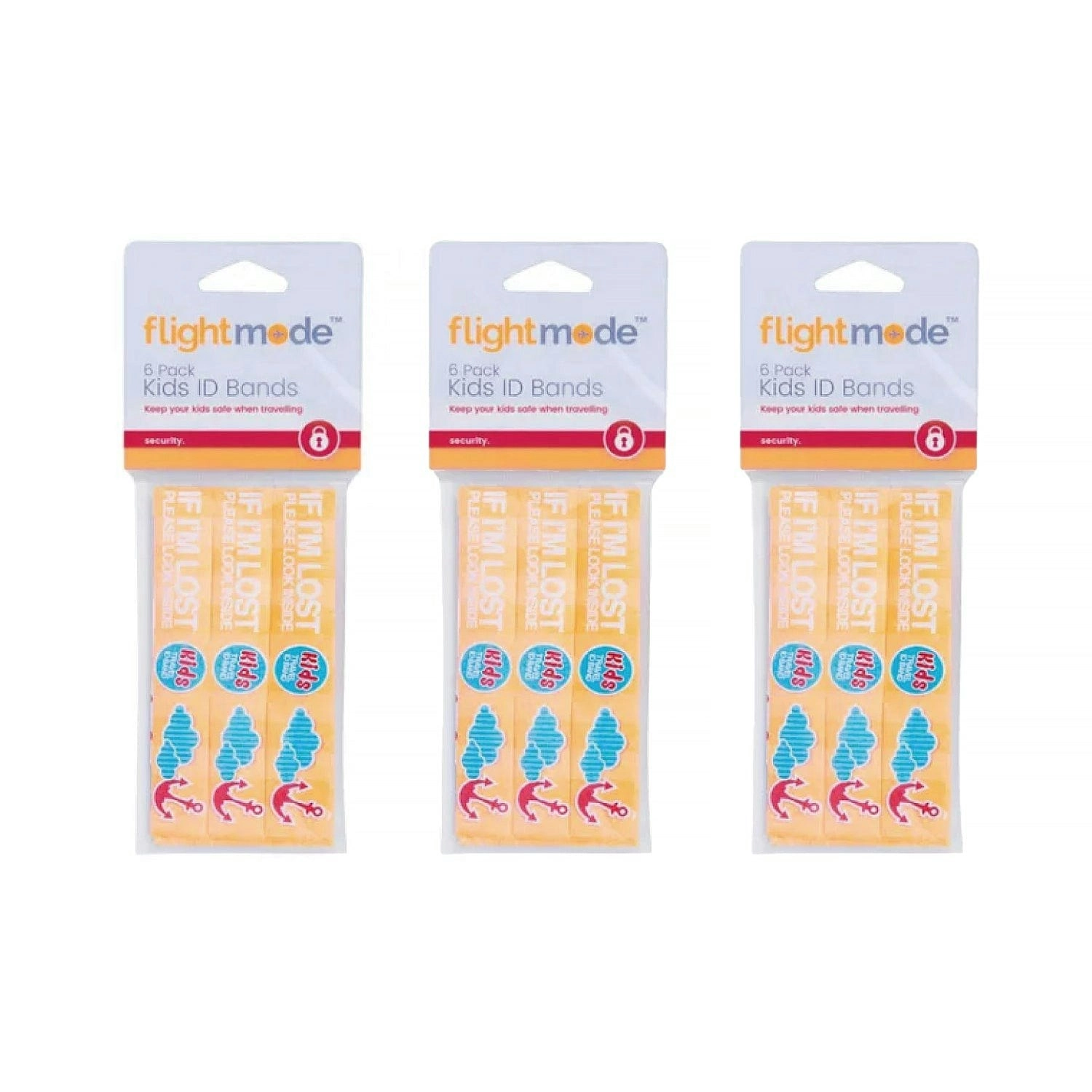 Flightmode Kids ID Band 18 Pack