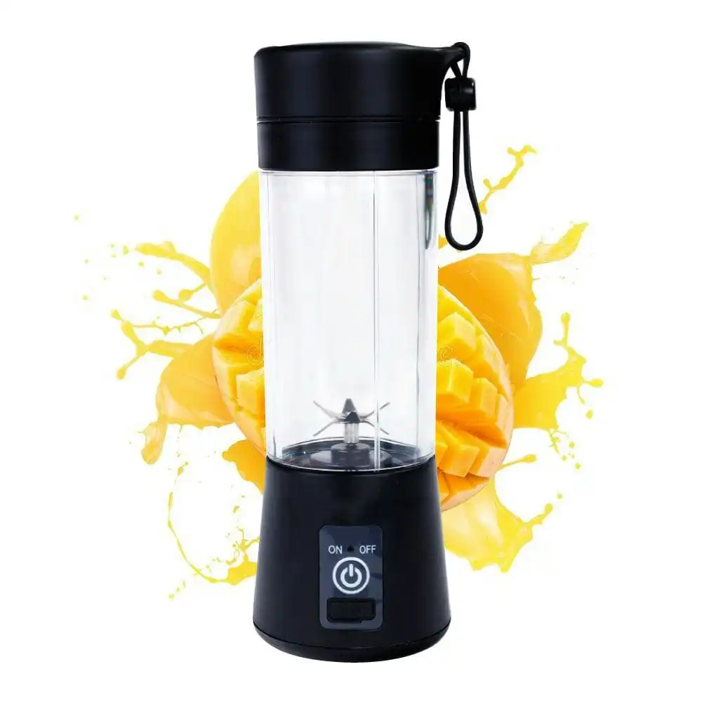 380ml Rechargeable Blender USB Compatible - Black