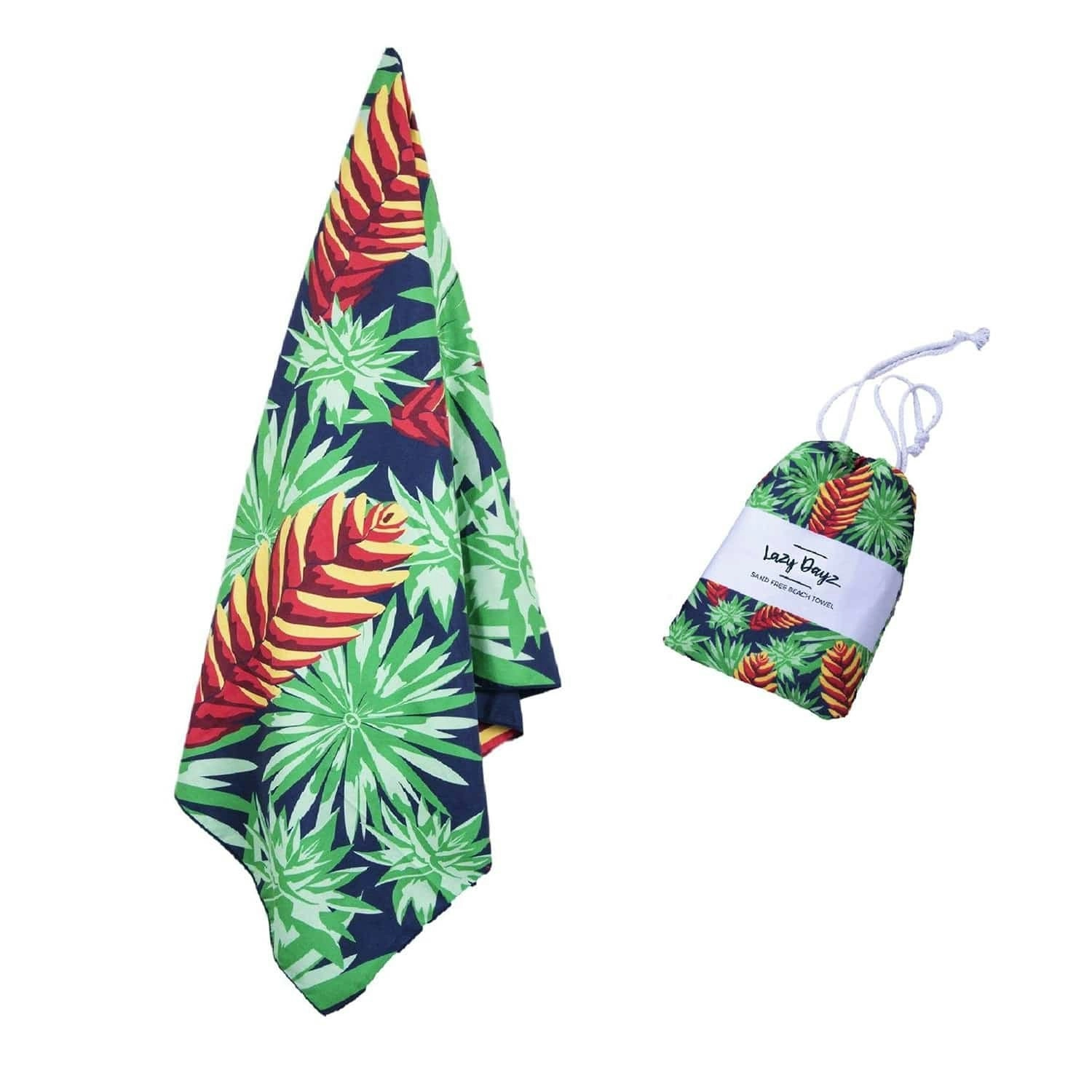 Lazy Dayz Quick Drying Sand Free Beach Towel - Mossman