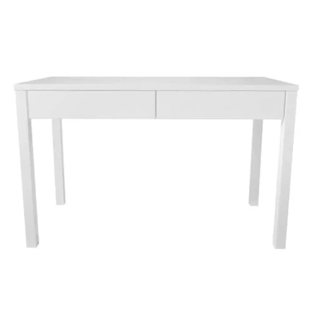 Faith Writing Computer Study Home Office Desk - High Gloss White