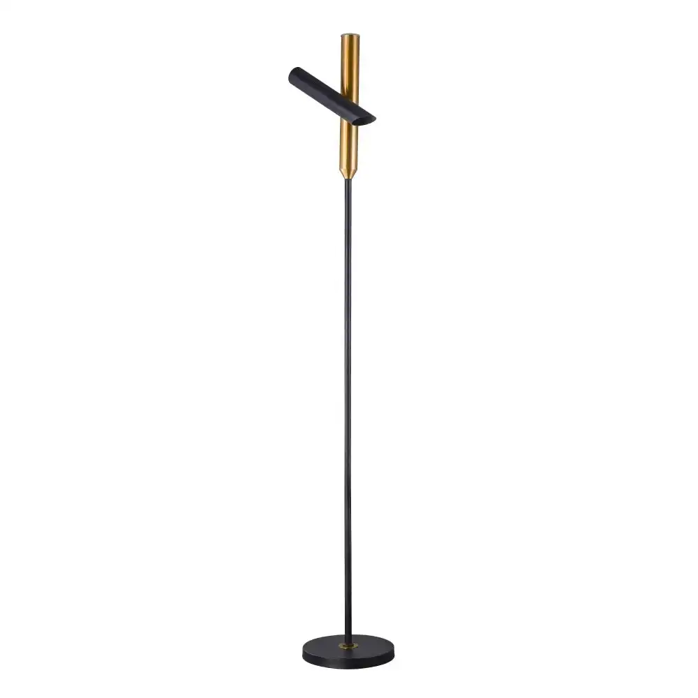 Ignito Cylindrica Minimalist LED Slender Floor Lamp Light - Black