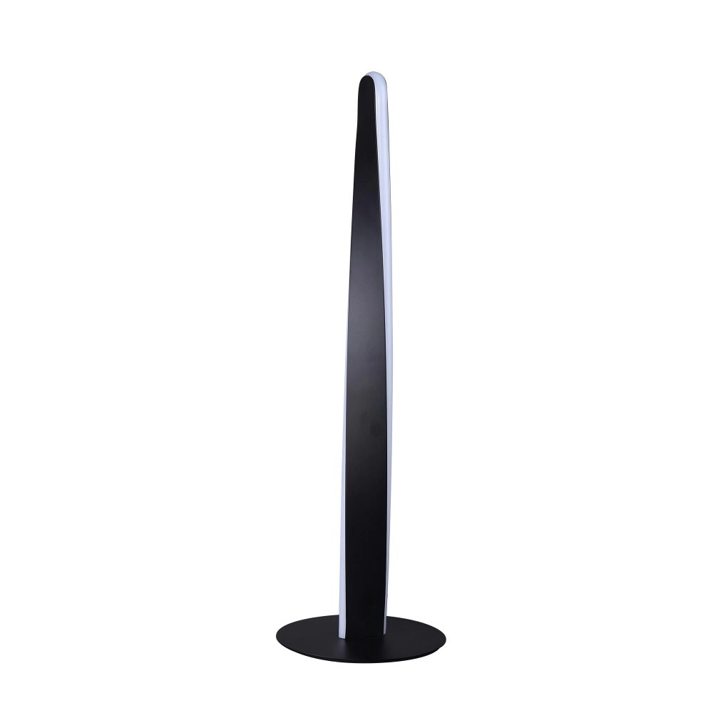 Jacqueline LED Modern Classic Twisted Table Lamp Light - Black