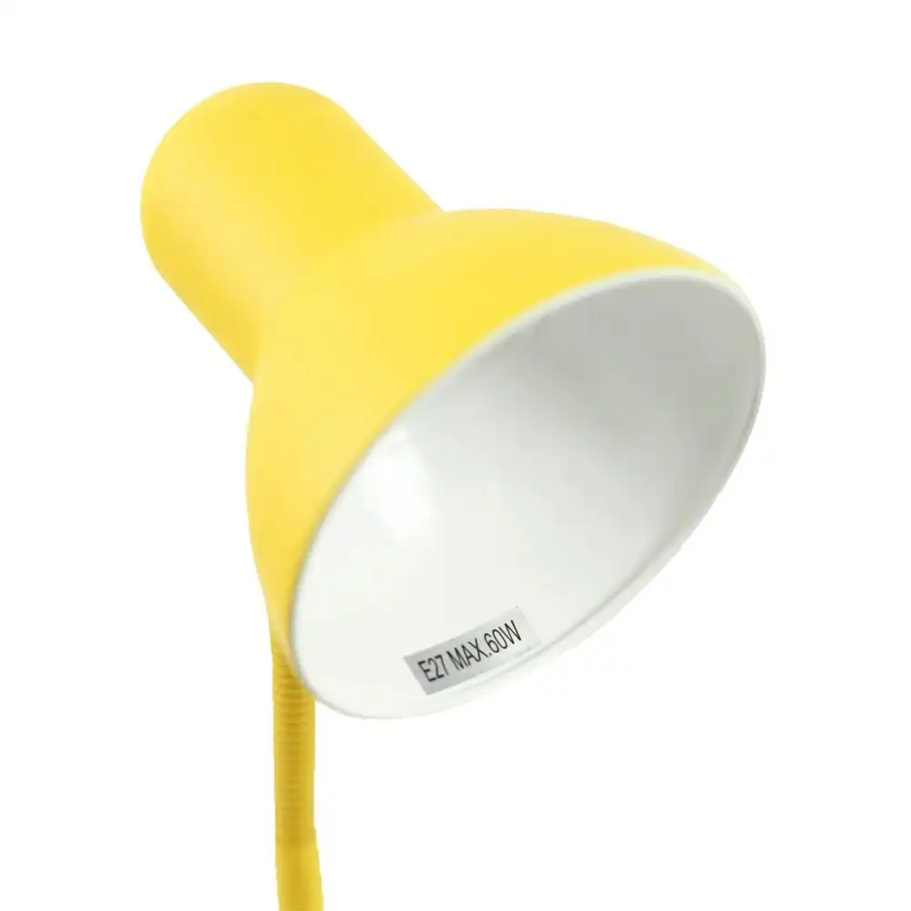 Day Peep Minimalist Classic Table Desk Office Lamp Light Metal Shade - Yellow