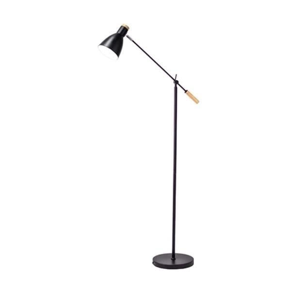 Scandinavian Modern Style Adjustable Floor Lamp - Black