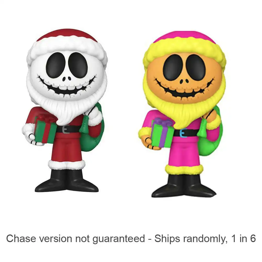 TNBC Santa Jack Skellington Vinyl Soda Chase Ships 1 in 6