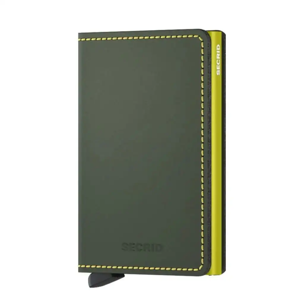 Secrid Slimwallet Matte Green & Lime