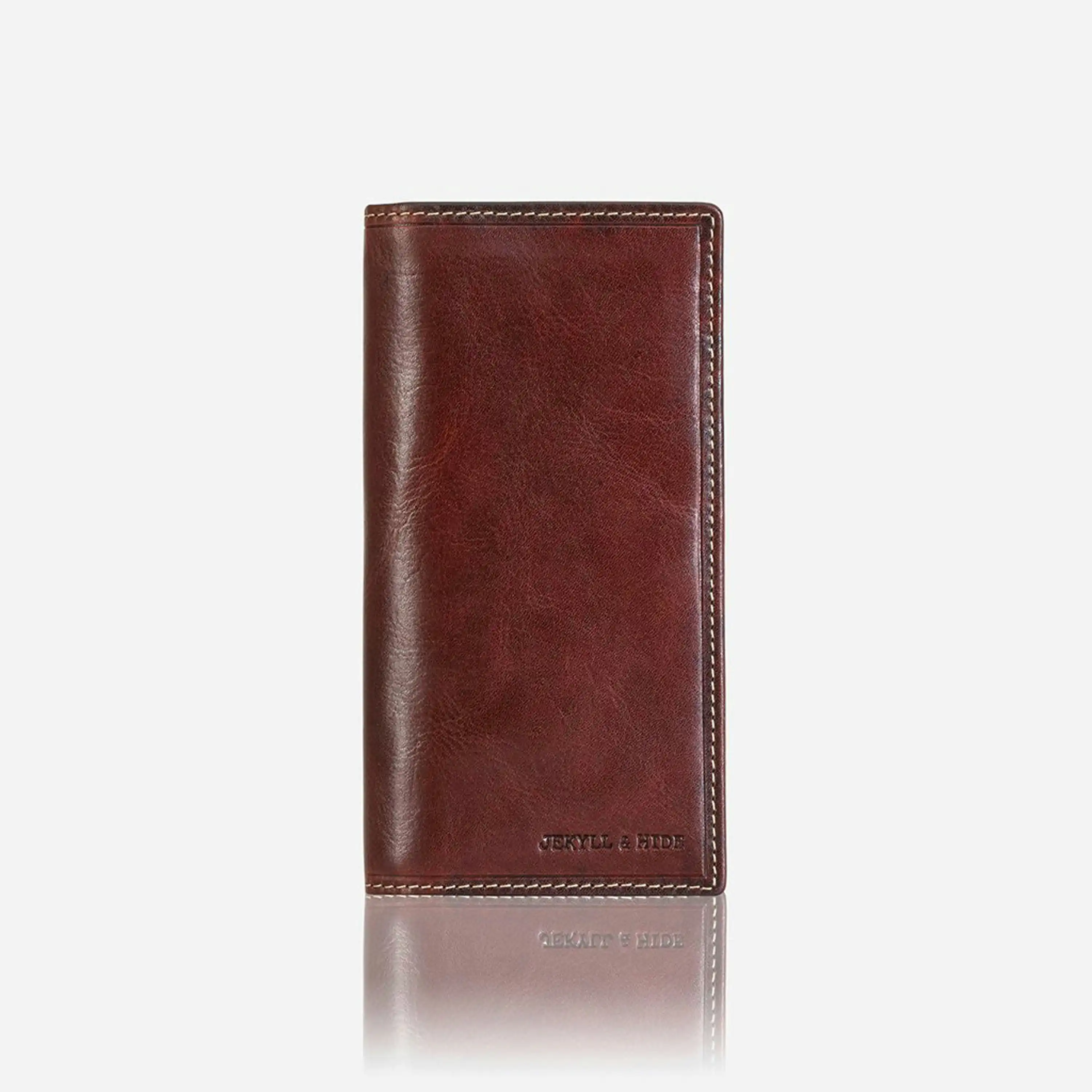 Jekyll & Hide Oxford Large Travel And Mobile Wallet, Coffee