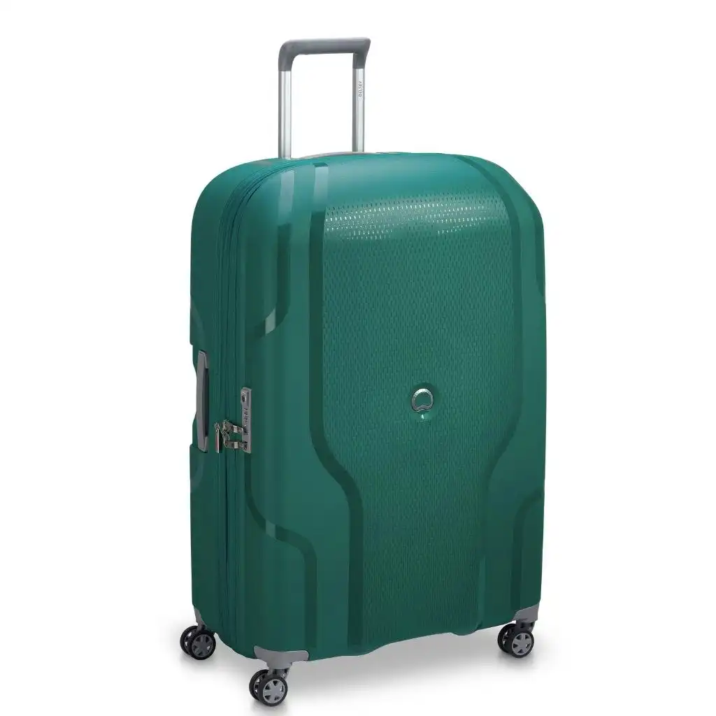 DELSEY Clavel 83cm Large Hardsided Spinner Luggage - Evergreen