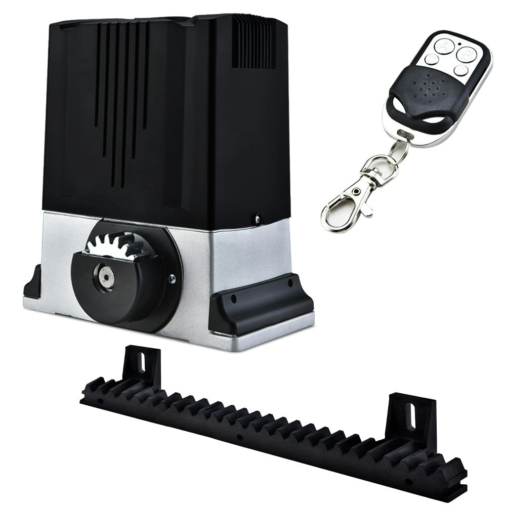 E-Guard Automatic Electric 5M Sliding Gate Opener Kit, 1500kg Capacity, 3x Remote Controllers