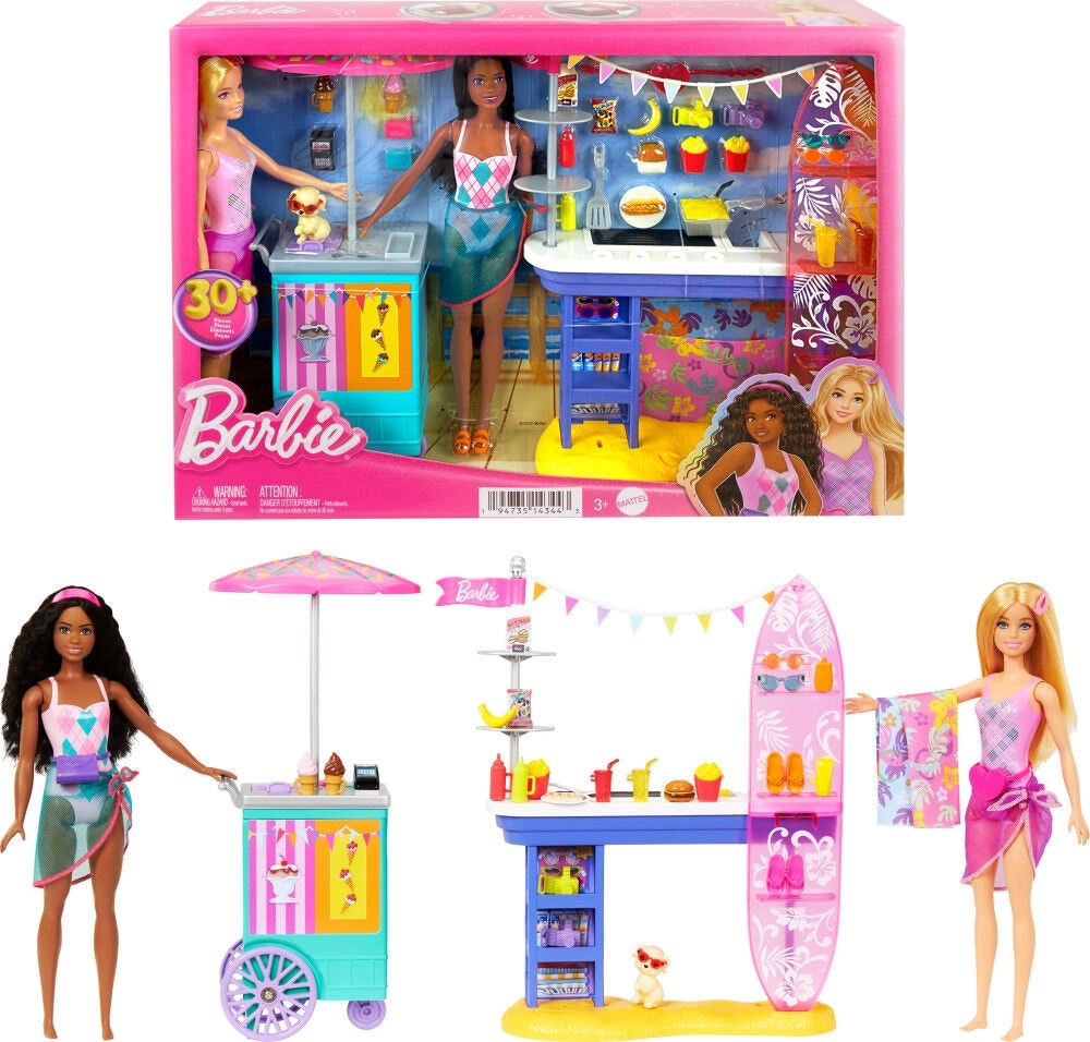 Barbie Beach Boardwalk Playset