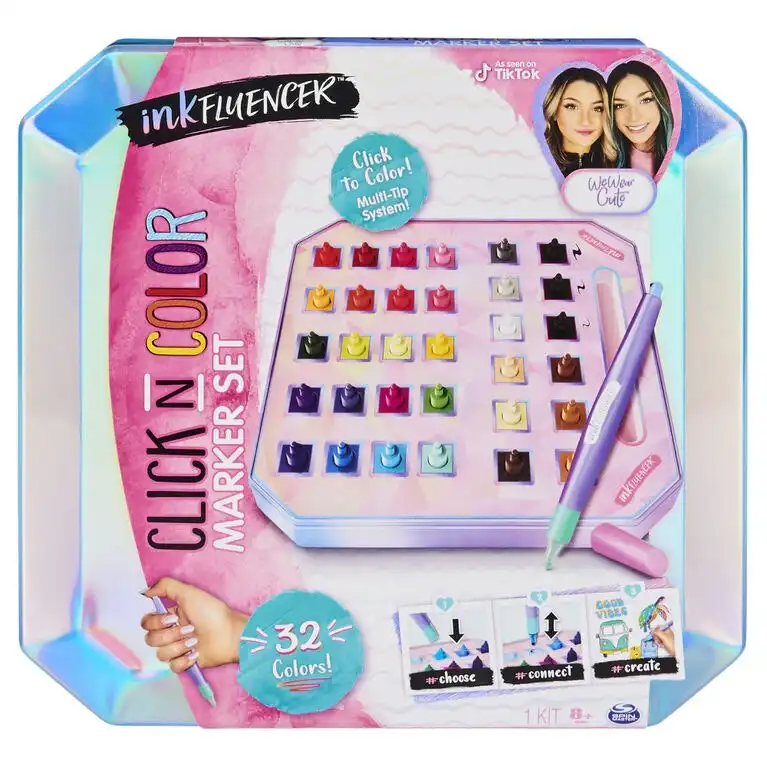 Inkfluencer: We Wear Cute Click N Color Marker Set